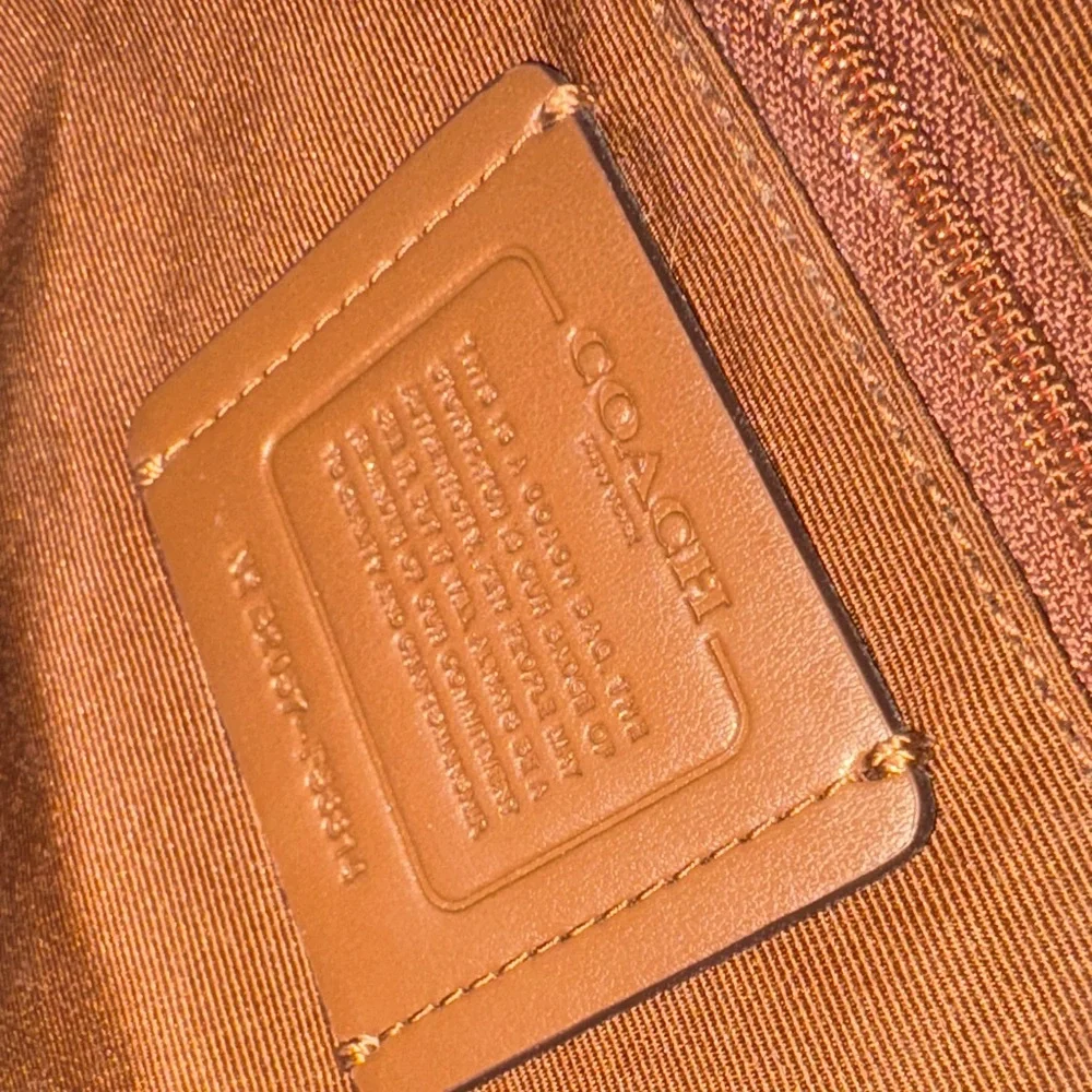Coach Tan and Brown Signature Backpack - Picture 6 of 6